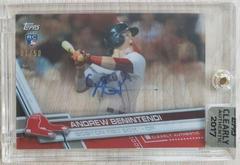 Andrew Benintendi [Red] Baseball Cards 2017 Topps Clearly Authentic Autographs Prices