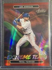 Trea Turner [Spectrum Red] #ET-2 Baseball Cards 2022 Panini Absolute Extreme Team Prices