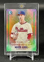 Mick Abel [Green Refractor] Baseball Cards 2021 Bowman Chrome Mega Box Mojo Dawn of Glory Prices