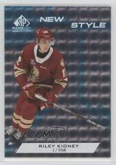 Riley Kidney [Teal Foilboard] Hockey Cards 2021 SP Game Used CHL New Style Prices