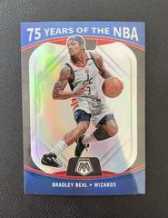 Bradley Beal #81 Basketball Cards 2021 Panini Mosaic 75 Years of the NBA Prices