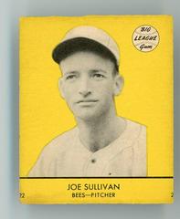 Joe Sullivan [Yellow Background] #22 Baseball Cards 1941 Goudey Prices