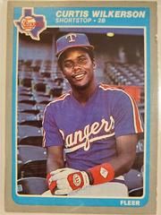Curtis Wilkerson #573 Baseball Cards 1985 Fleer Prices