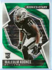 Malcolm Koonce [Green Pulsar Prizm] Football Cards 2021 Panini Rookies and Stars Prices