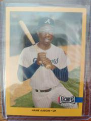 Hank Aaron [Gold] Baseball Cards 2017 Topps Archives Snapshots Prices