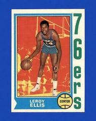 Leroy Ellis #111 Basketball Cards 1974 Topps Prices