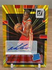 AJ Griffin [Signature Gold Laser] #216 Basketball Cards 2022 Panini Donruss Prices
