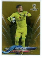 Tomas Vaclik [Gold Refractor] Soccer Cards 2017 Topps Chrome UEFA Champions League Prices