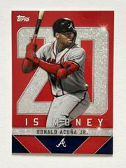 Ronald Acuna Jr. [Red] #4 Baseball Cards 2022 Topps X Wander Franco Prices
