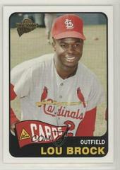 Lou Brock Baseball Cards 2005 Topps All Time Fan Favorites Prices
