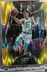LaMelo Ball [Gold Flash Prizm] #185 Basketball Cards 2021 Panini Select Prices