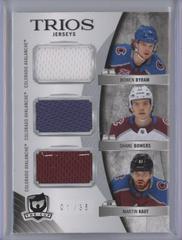 Bowen Byram, Shane Bowers, Martin Kaut Hockey Cards 2020 Upper Deck The Cup Trios Jersey Prices
