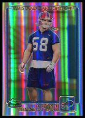 Brandon Spoon [Rookie Refractor] #313 Football Cards 2001 Topps Chrome Prices