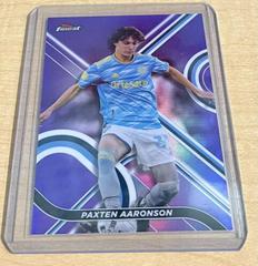Paxten Aaronson [Purple] Soccer Cards 2022 Finest MLS Prices