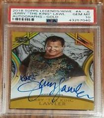Jerry 'The King' Lawler [Gold] #A-JL Wrestling Cards 2018 Topps Legends of WWE Autographs Prices