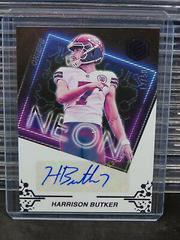 Harrison Butker [Purple] Football Cards 2022 Panini Elements Neon Signs Autographs Prices