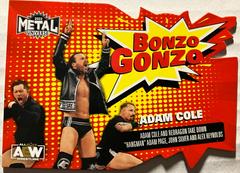 Adam Cole Wrestling Cards 2022 SkyBox Metal Universe AEW Bonzo Gonzo Prices