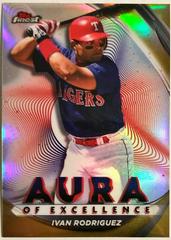 Ivan Rodriguez [Gold] Baseball Cards 2022 Topps Finest Aura of Excellence Prices