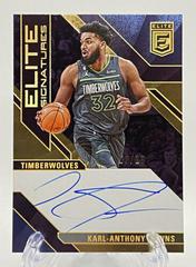 Karl-Anthony Towns [Gold] #5 Basketball Cards 2023 Donruss Elite Signature Prices
