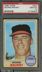 George Brunet #347 Baseball Cards 1968 Topps Prices