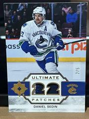 Daniel Sedin #UP-DS Hockey Cards 2021 Ultimate Collection Patches Prices