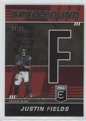 Justin Fields [Red] Football Cards 2022 Panini Donruss Elite Spellbound Prices