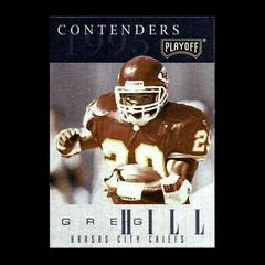 Greg Hill Football Cards 1995 Playoff Contenders Prices