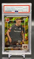 Florian Wirtz [Yellow] Soccer Cards 2020 Topps Chrome Bundesliga Sapphire Prices