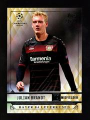 Julian Brandt [Gold] Soccer Cards 2016 Topps UEFA Champions League Showcase Prices