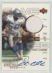 Chris Claiborne [Piece 1] #SP-CC Football Cards 2000 Upper Deck Pros & Prospects Signature Prices