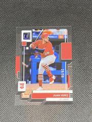 Juan Yepez [Blue] #7 Baseball Cards 2022 Panini Chronicles Clearly Donruss Prices