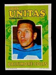 John Unitas #29 Football Cards 1971 Topps Pin Ups Prices