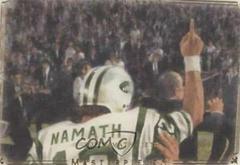 Joe Namath #47 Football Cards 2008 Upper Deck Masterpieces Prices