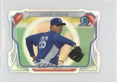 Julio Urias [Die Cut Red Wave] Baseball Cards 2014 Bowman Chrome Mini Chrome Prices