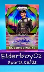 Kurt Busch [Pink] #E-KU Racing Cards 2020 Panini Prizm Nascar Endorsements Autographs Prices