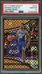 Markelle Fultz [Copper Prizm] Basketball Cards 2017 Panini Select Prices