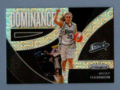 Becky Hammon [Mojo] Basketball Cards 2022 Panini Prizm WNBA Dominance Prices