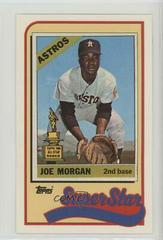 Joe Morgan #28 Baseball Cards 1989 Topps Ljn Baseball Talk Prices