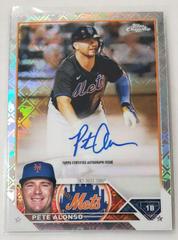 Pete Alonso #RCA-PA Baseball Cards 2023 Topps Chrome Logofractor Autograph Prices