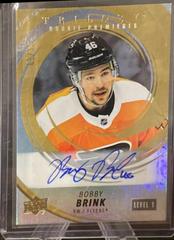 Bobby Brink [Gold Autograph ] #231 Hockey Cards 2022 Upper Deck Trilogy Prices