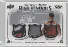 Powerhouse Hobbs #RL-11 Wrestling Cards 2021 Upper Deck AEW Spectrum Ring Generals Relics Prices