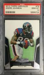Andre Johnson #78 Football Cards 2010 Topps Unrivaled Prices