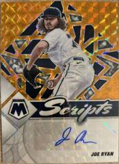 Joe Ryan [Orange] #SC-JR Baseball Cards 2022 Panini Mosaic Scripts Autographs Prices