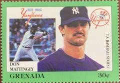 Don Mattingly Baseball Cards 1988 Grenada Baseball Stamps Prices