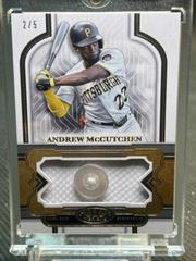 Andrew McCutchen Baseball Cards 2023 Topps Tier One Uniform Button Relics Prices