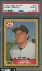 Roger Clemens #340 Baseball Cards 1987 Topps Tiffany Prices