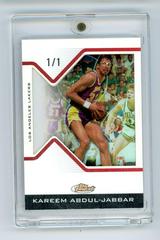 Kareem Abdul Jabbar [Blue Refractor] Basketball Cards 2004 Finest Prices
