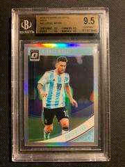 Lionel Messi [Optic Holo] #88 Soccer Cards 2018 Panini Donruss Prices