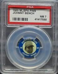Johnny Bench Baseball Cards 1969 MLBPA Pins Prices