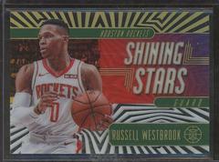 Russell Westbrook [Green] #20 Basketball Cards 2019 Panini Illusions Shining Stars Prices